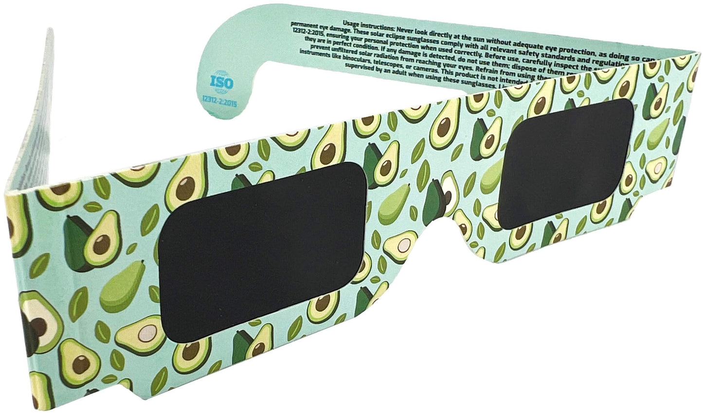 Solar Eclipse Glasses - Fit-Over - One Size - Pink, Turquoise, Yellow, Black