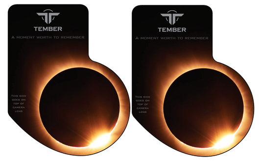 Solar filter 2-pack with transparent background