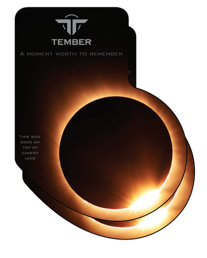 Stacked solar filters with transparent background